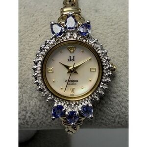 Jules Jurgensen Diamond A Propos New Battery Ladies MOP Watch 21MM 7.25"